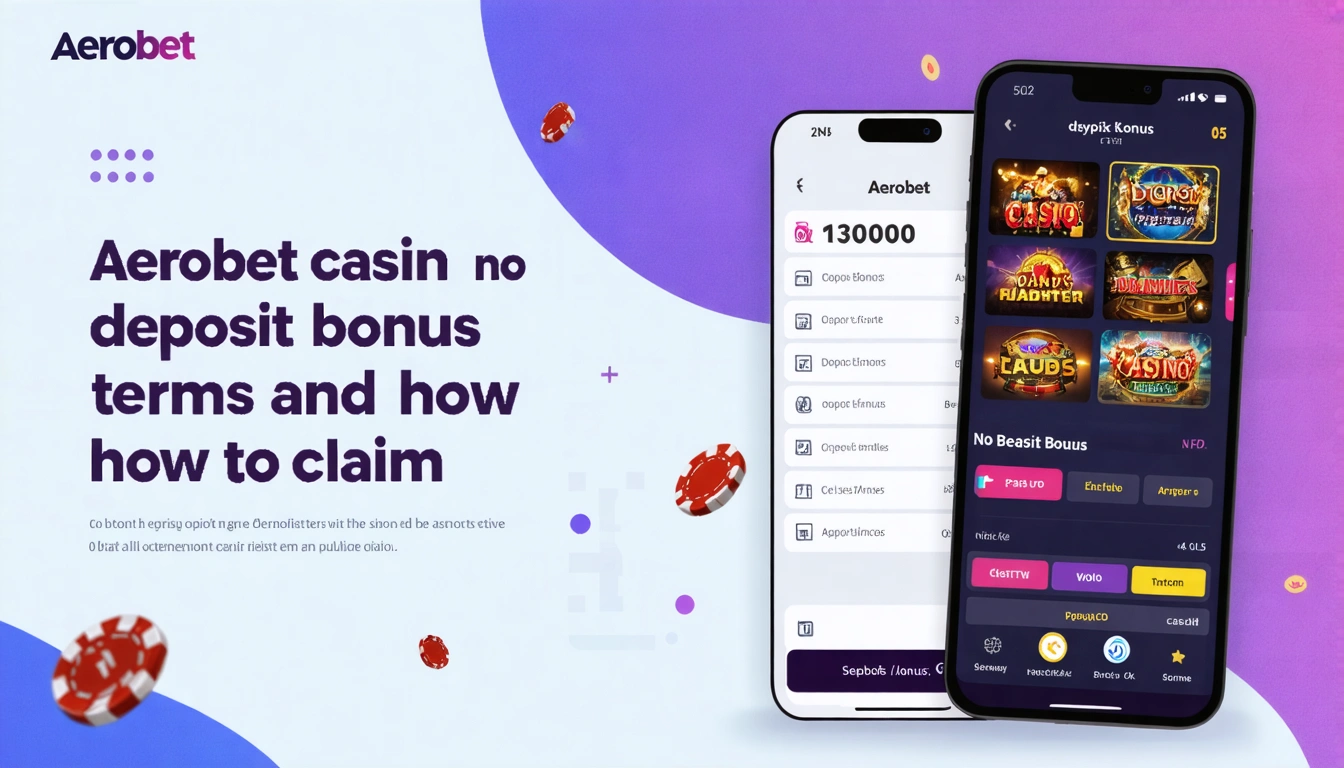 Aerobet casino no deposit bonus terms and how to claim
