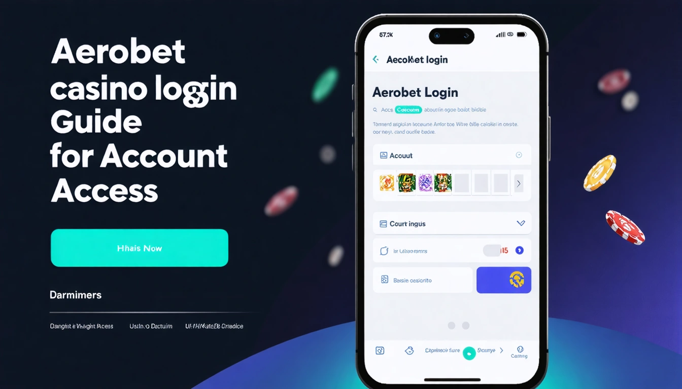 Aerobet casino login Guide for Account Access